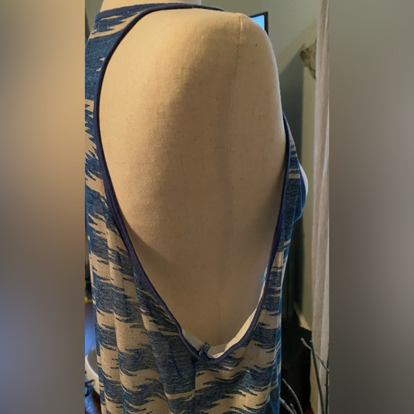 Ralph Lauren Denim & Supply Aztec Print Racerback Teeshirt Maxi Dress, size XL - Picture 5 of 7